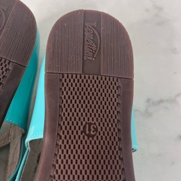 Venettini Girls Mary Jane Flats Teal Size 31 - Picture 5 of 5
